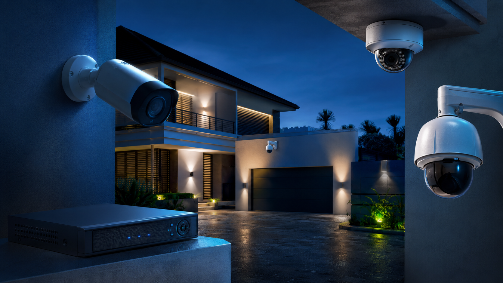CCTV security camera installation